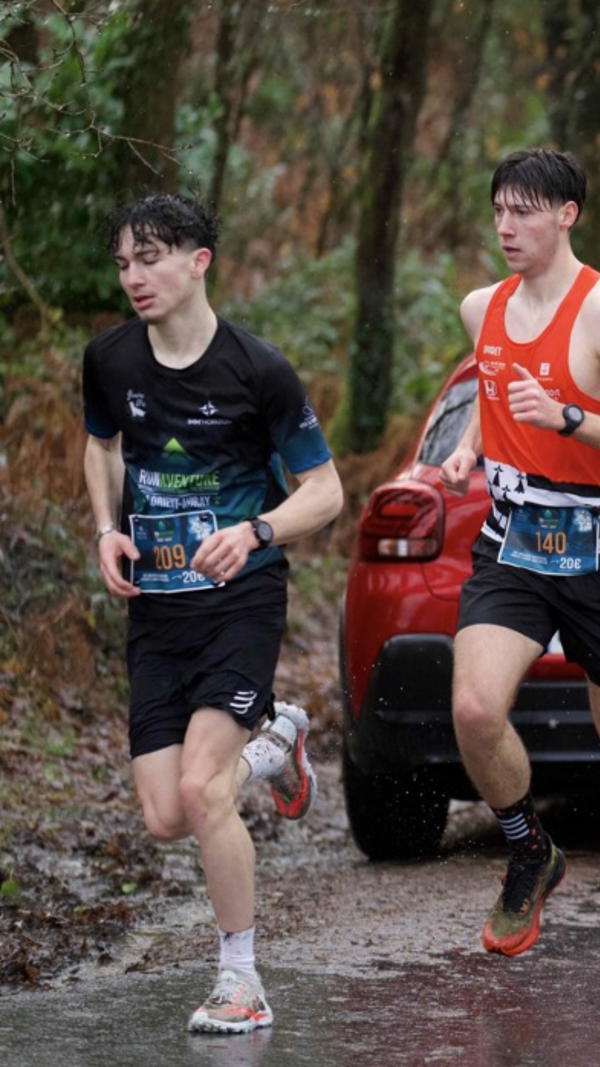 Ylan Quentel en trail